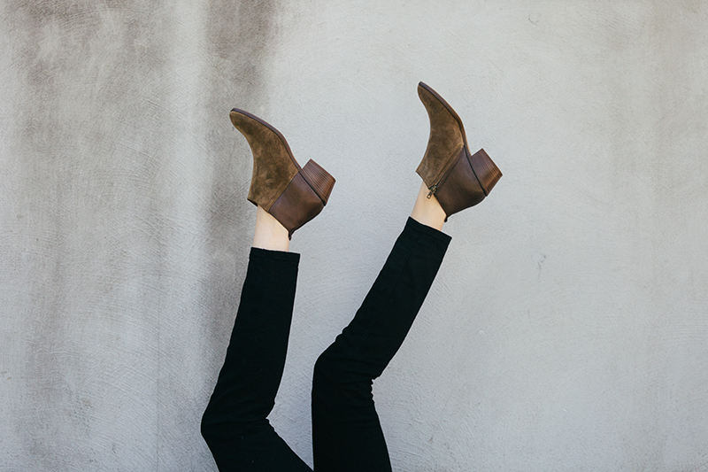 brown booties