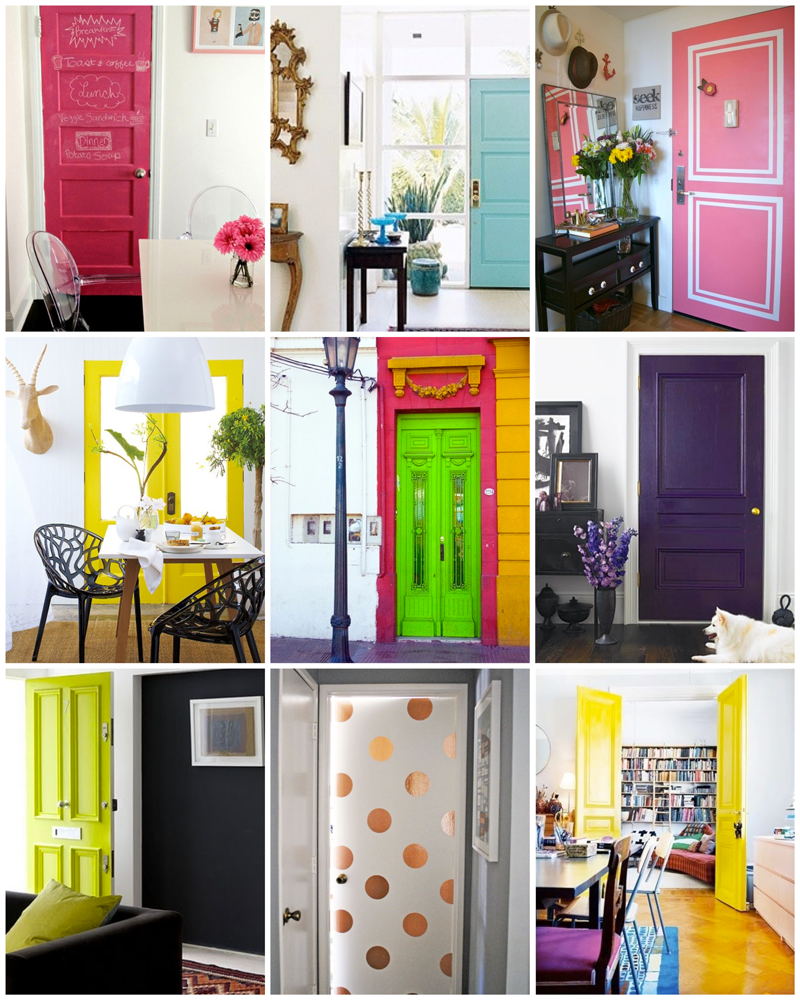 colored doors