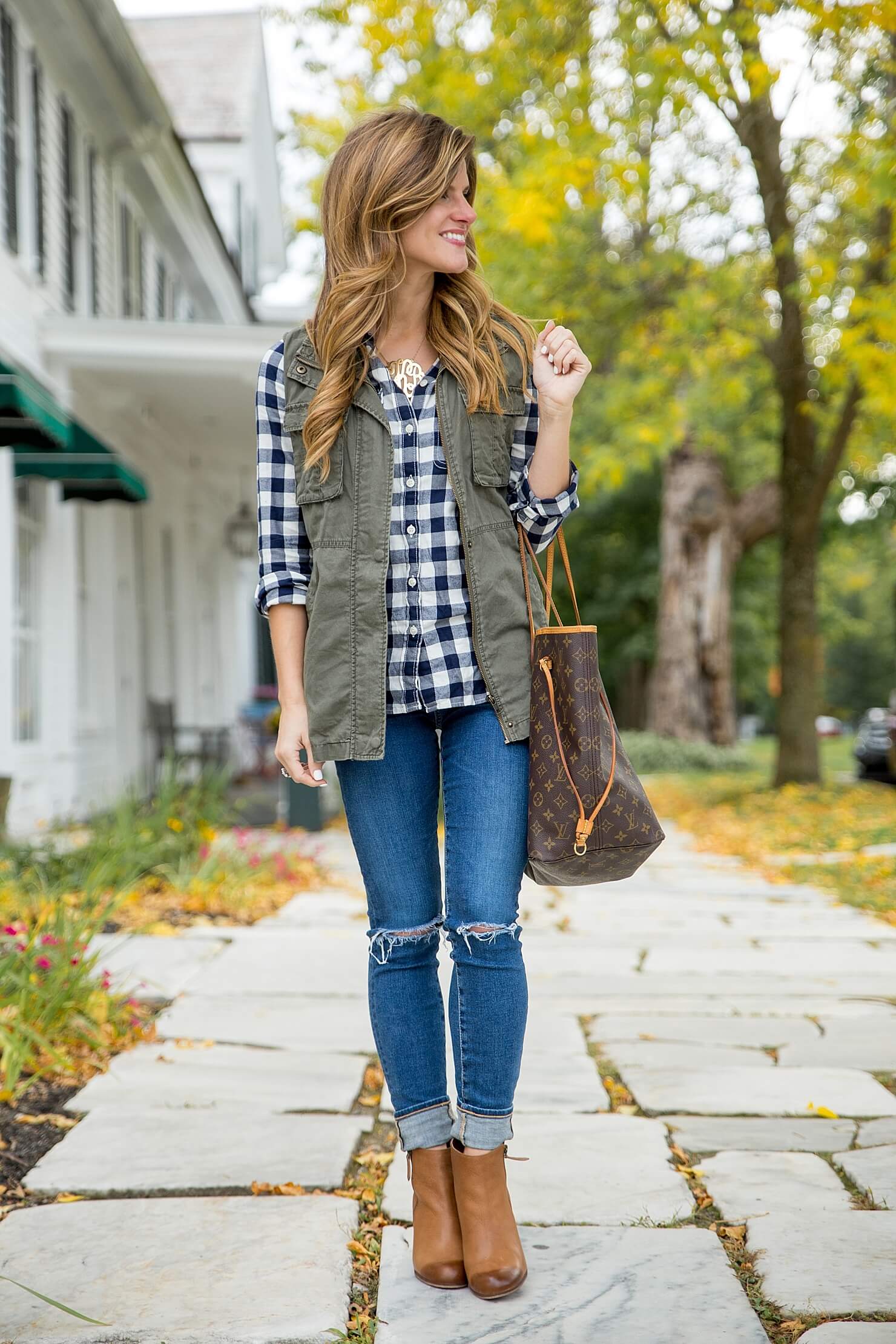 How to style a gingham shirt BrightonTheDay