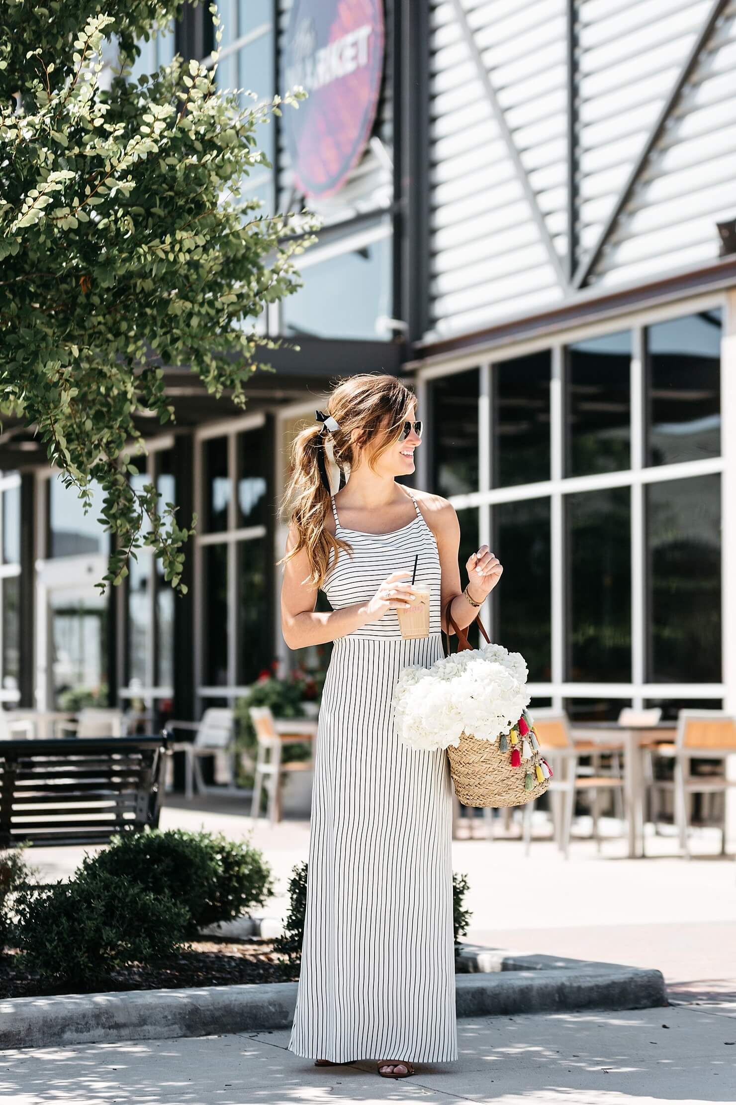 dallas farmer's market outfit summer maxi dress