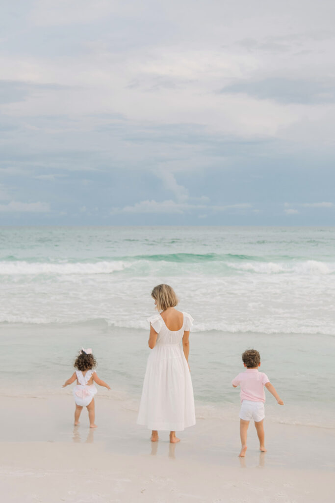 brighton butler beach photo with kids