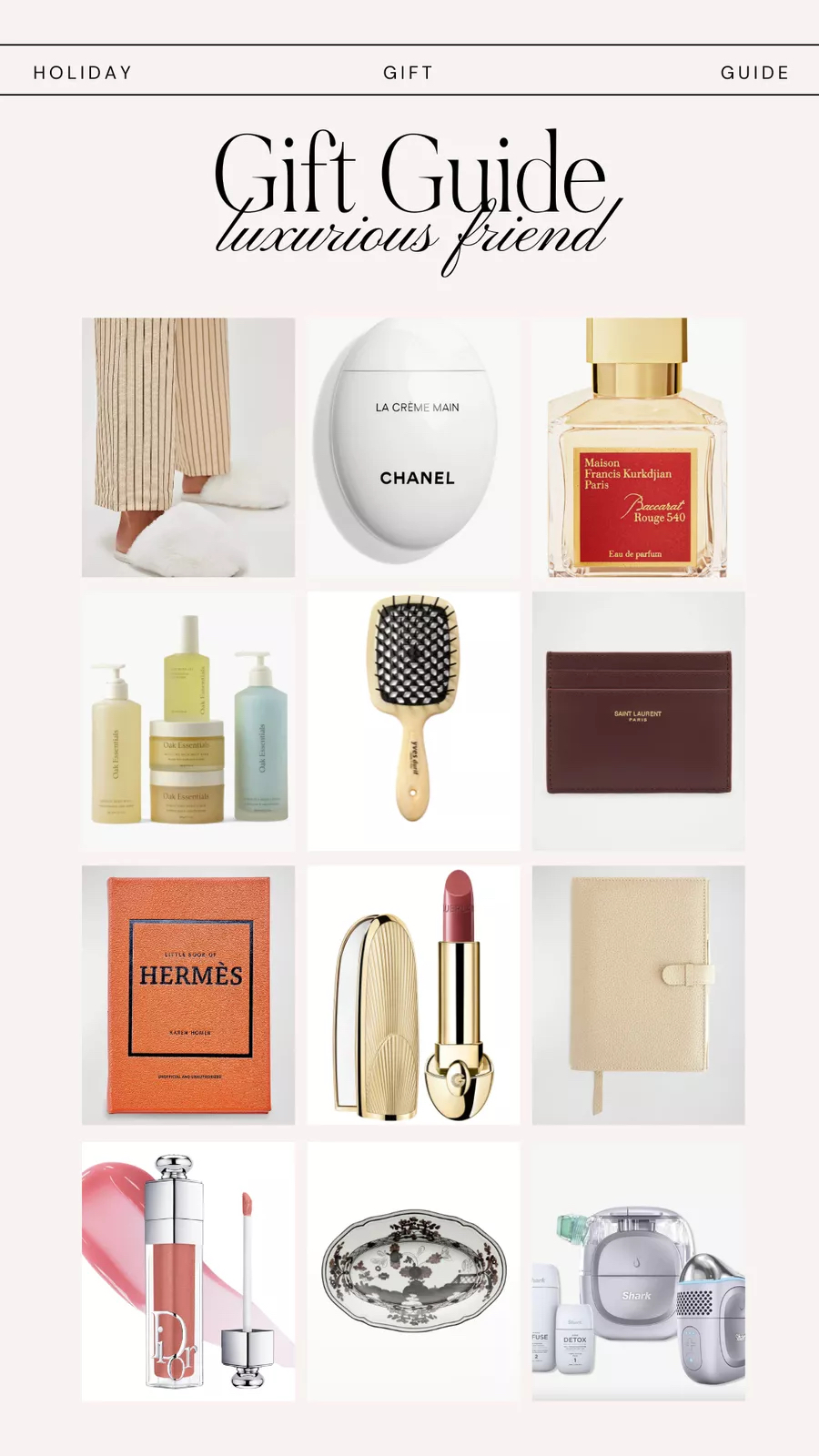 GIFT GUIDES FOR THE LUXURIOUS FRIEND