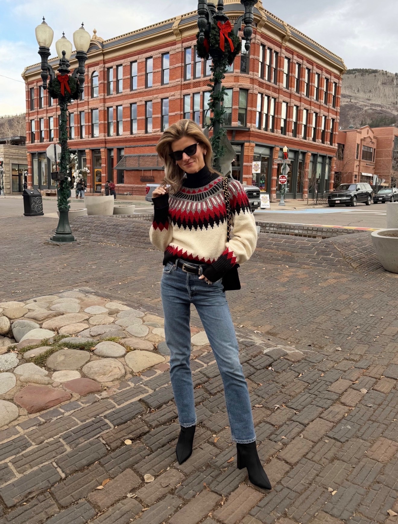 Fair Isle Wool & Cashmere Sweater